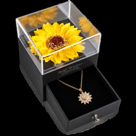 Collar Girasol Giratorio